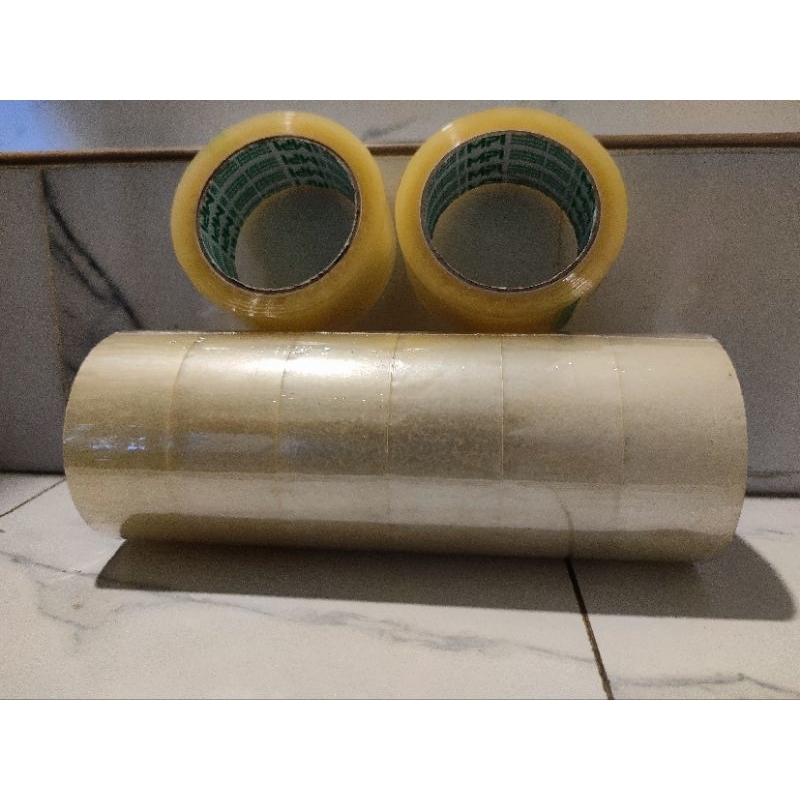 

Lakban Bening | Coklat Ekonomis 45mm × 100 Yard
