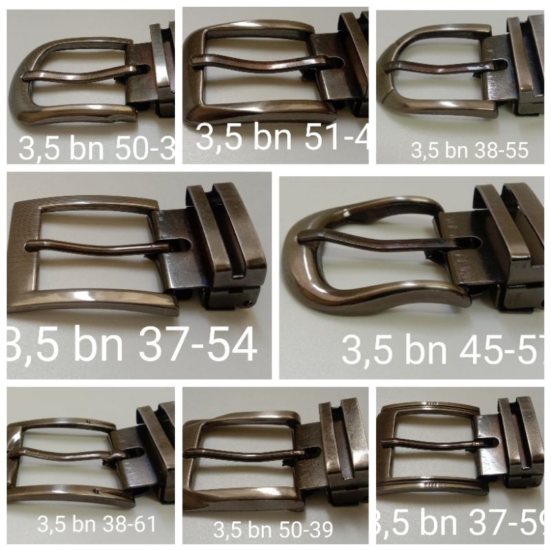 Gesper tusuk 3,5 cm Ring jepit warna bns , tersedia 8 model