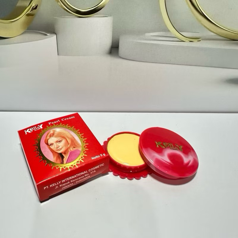 NATA STORE - Kelly Pearl Cream Kecil 5gr BPOM Kelly Indonesia Grosir