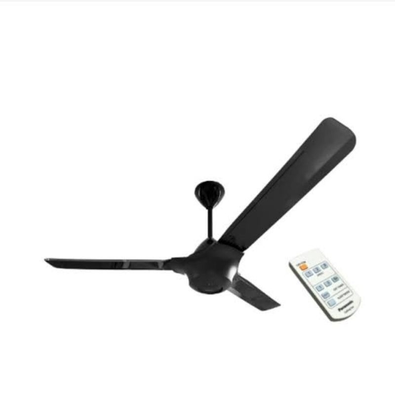 Panasonic F-EY1424 Ceiling Fan 56 Inch remote 140cm - Ceiling fan Hitam Remote