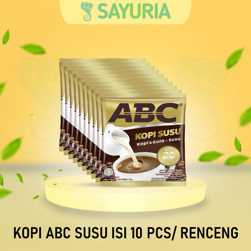 

Kopi ABC Susu 10 Sachet / Renceng