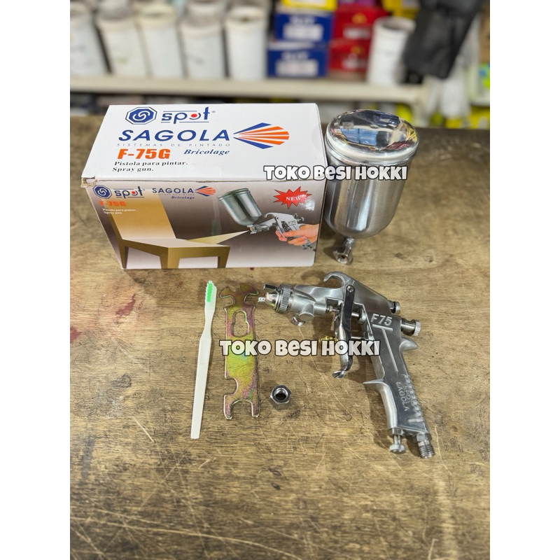 Gun Spray Cat / Gun Cat / Spray Gun Tabung Atas Sagola F-75G