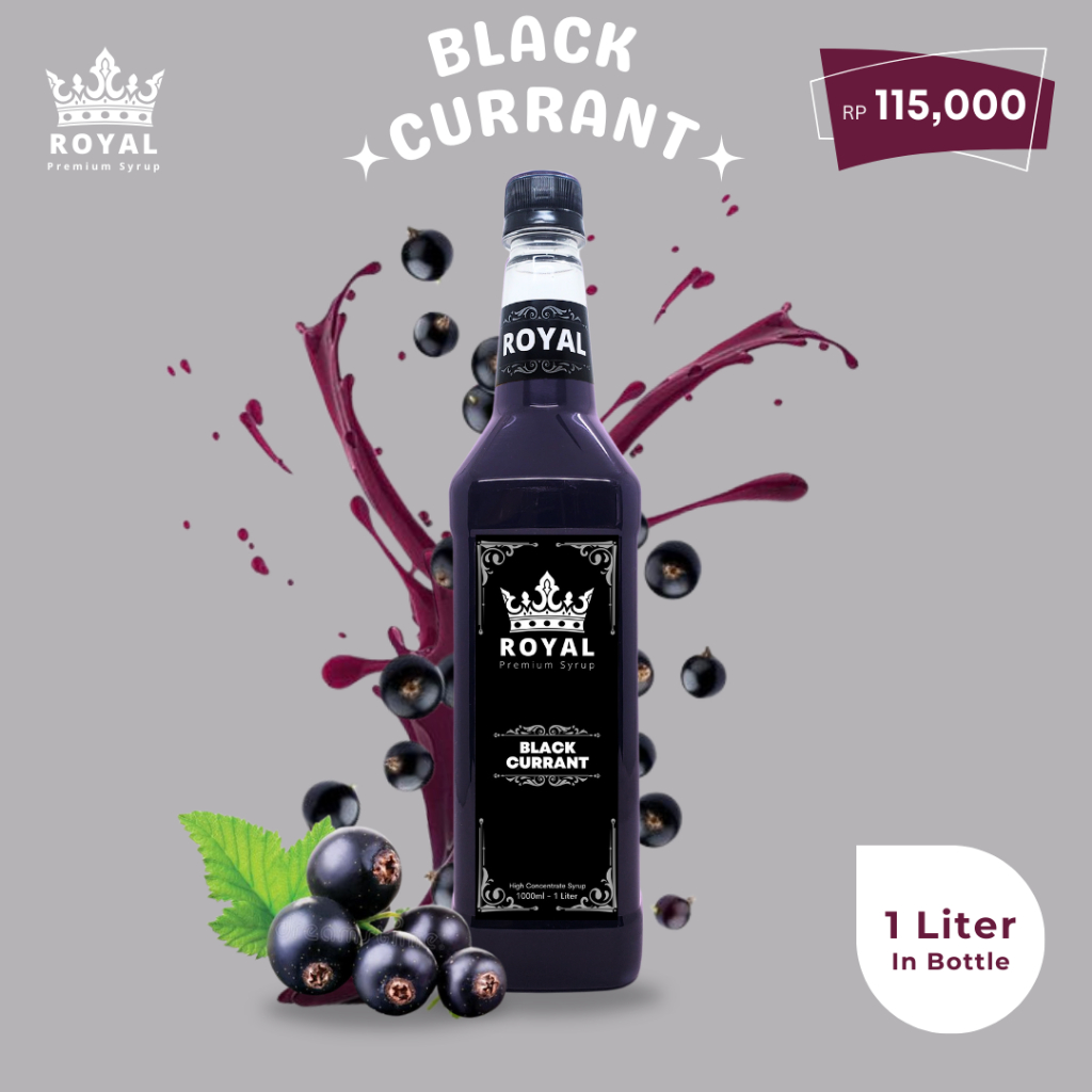 

Royal Black Currant Syrup - Sirup Kismis Hitam (Premium Quality)