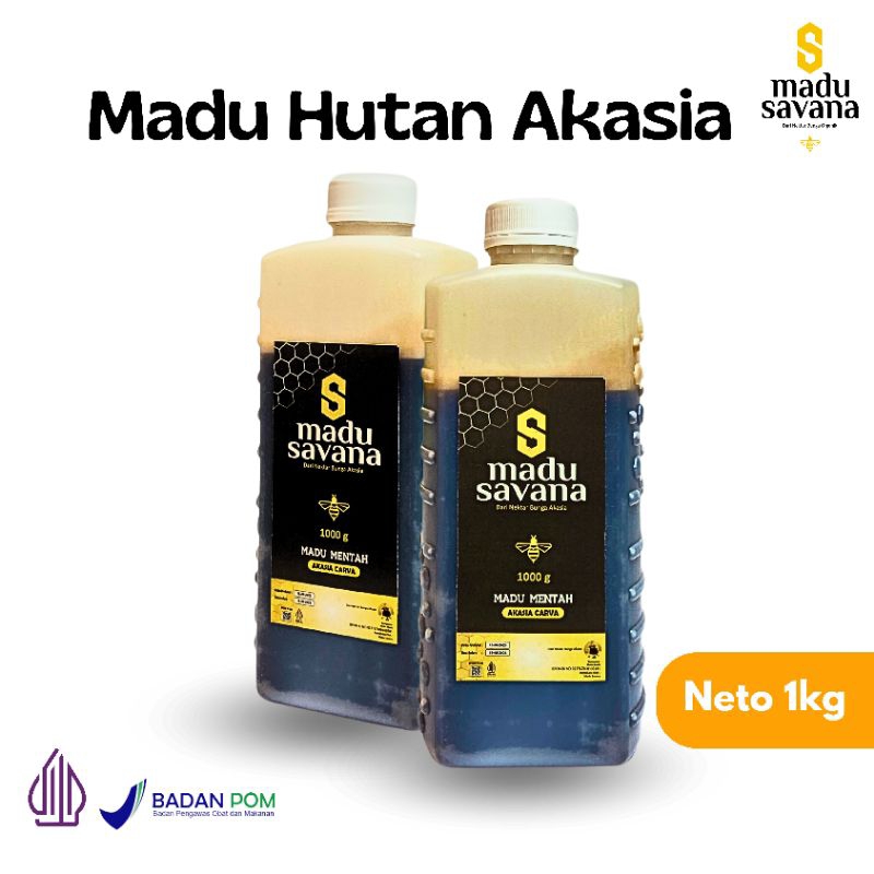 

SAVANA - Madu Murni Akasia 1 kg Pure Raw Honey Savana