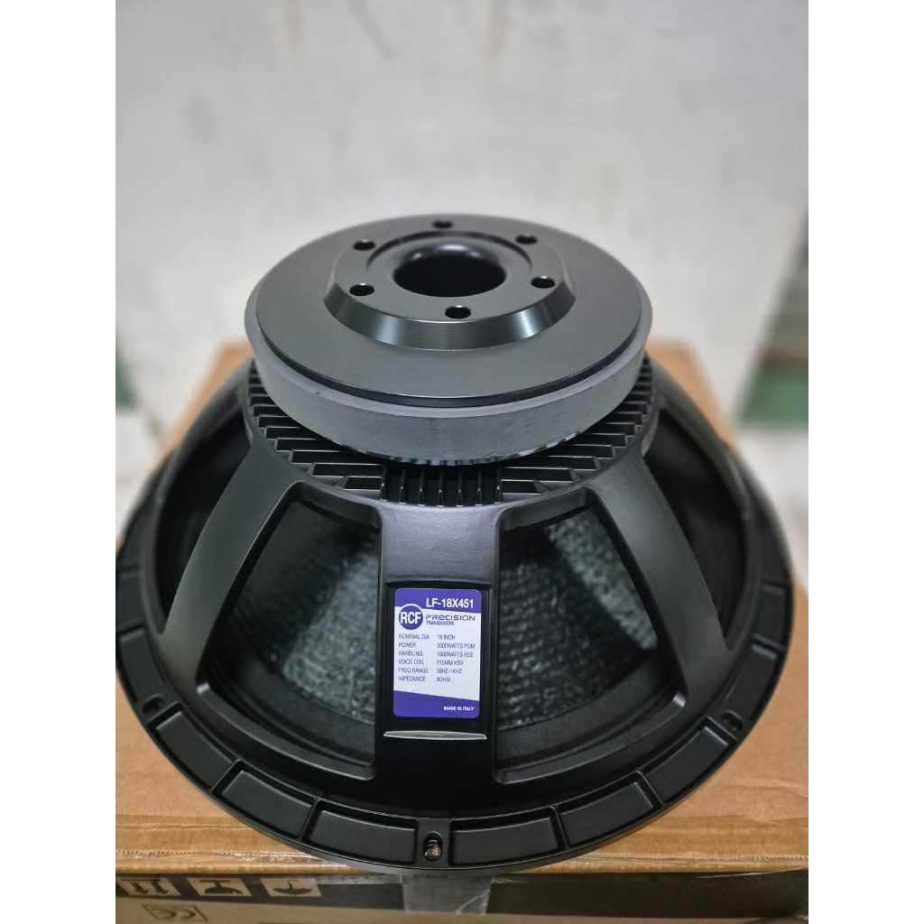 Speaker Komponen RCF LF-18X451 Grade A 18in Subwoofer Spool 4in 1000 Watt LF 18X451 LF18X451 18 inch
