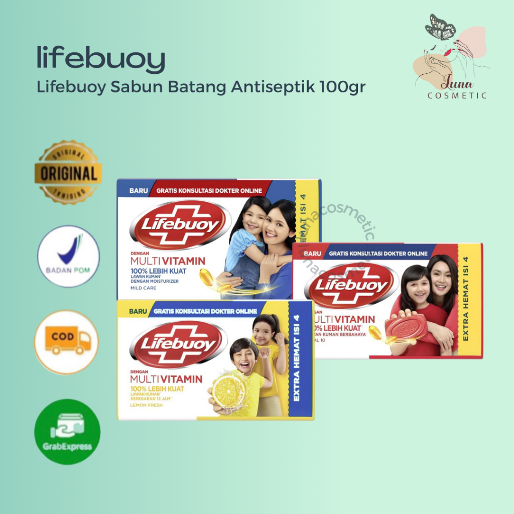 Lifebuoy Sabun Batang Antiseptik 100gr