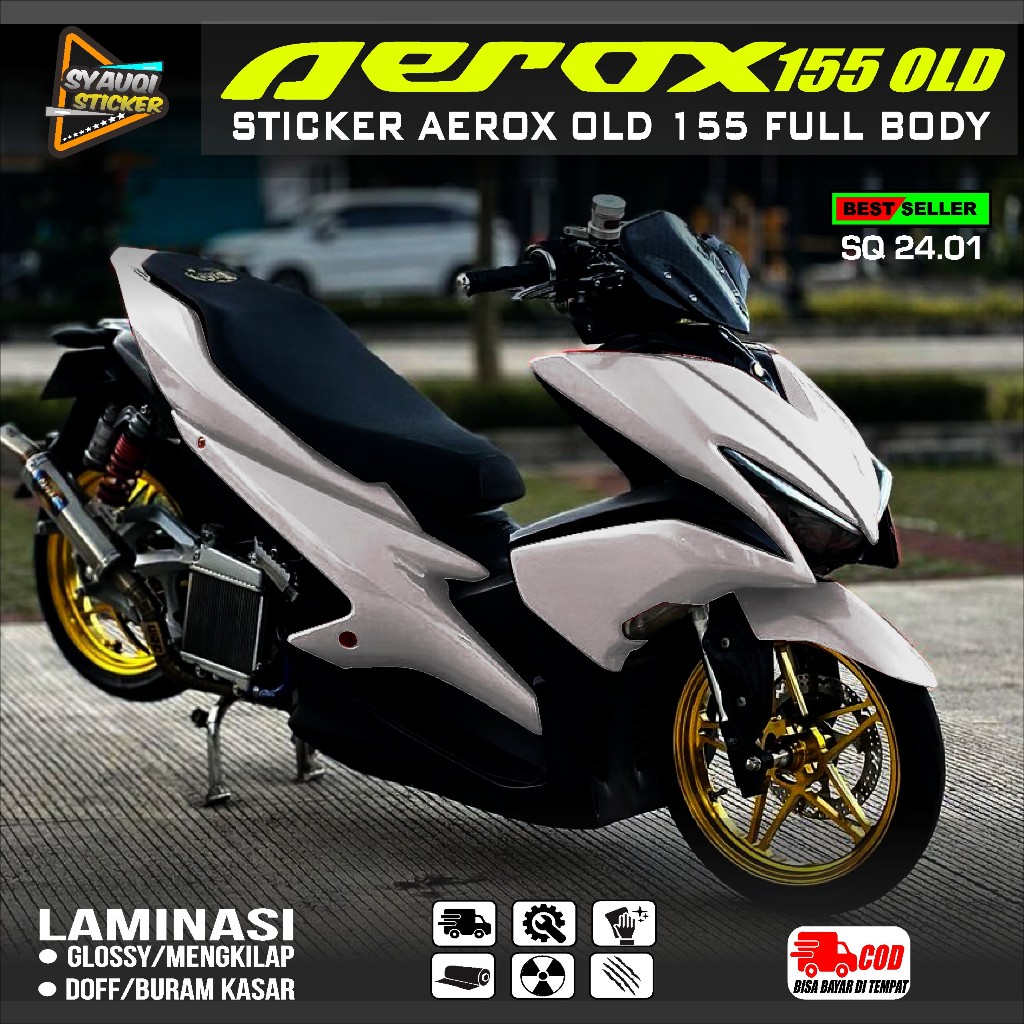 (COD) Decal AEROX 155 Full Body - Sticker Decal Aerox 155 Old Full Body Decal Sticker Aerox 155 Full