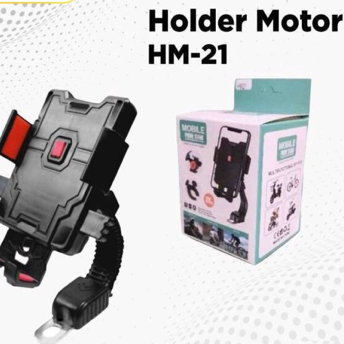 Holder Hp Motor HM 21 Phone Holder HM21 Spion Universal Mount Holder