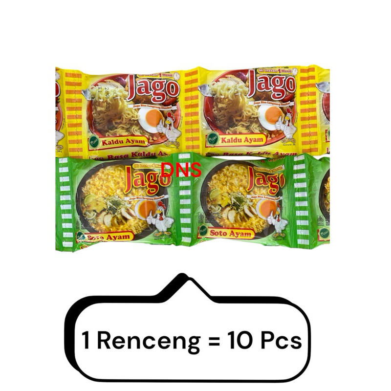 

Mie Instan Mi Jago 36gram 1 Renceng isi 10 pcs