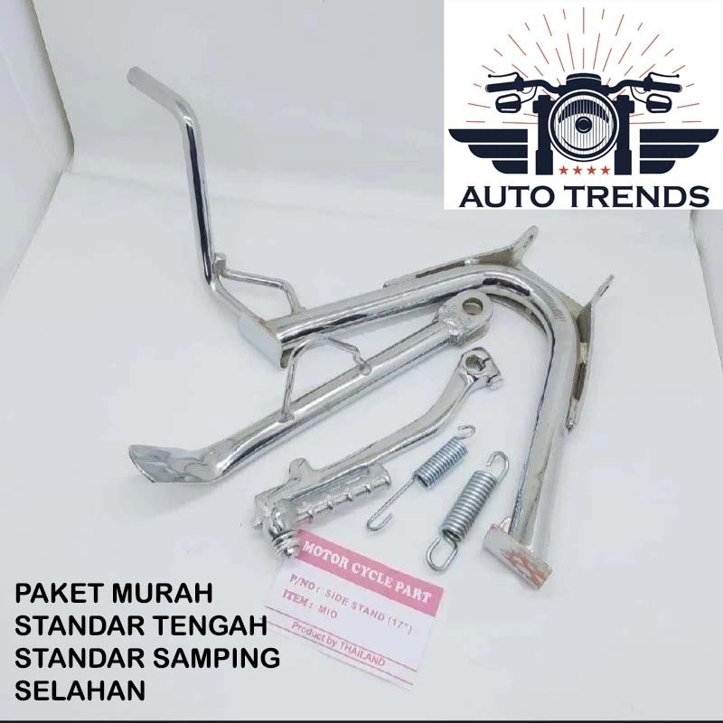 PAKET MURAH STANDAR TENGAH RING 14 + STANDAR SAMPING RING 14 MIO + SELAHAN KICK STARTER MIO SPORTY M