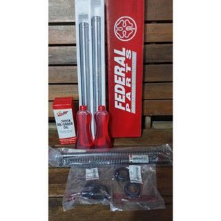 PAKET AS SHOCK DEPAN + SEAL SHOCK + SEAL ABU + OLI SHOCK LONG BEAT FI SCOOPY VARIO (KZL) ORIGINAL FE