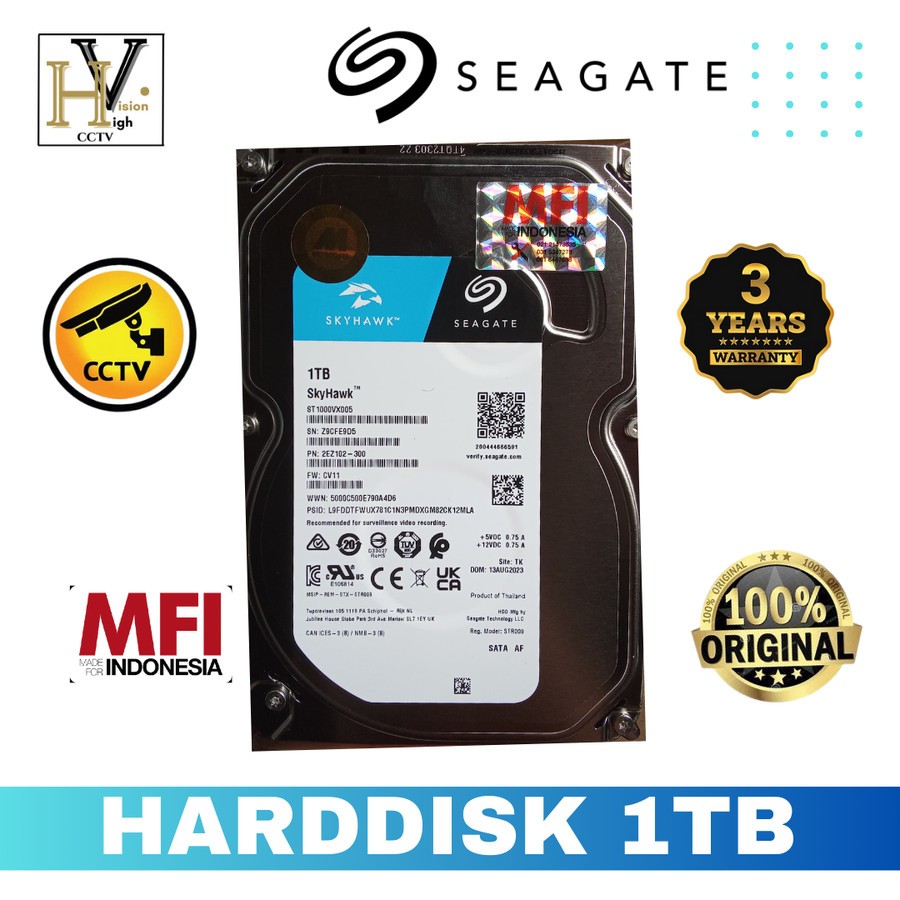 HARDDISK CCTV 1TB Seagate MFI