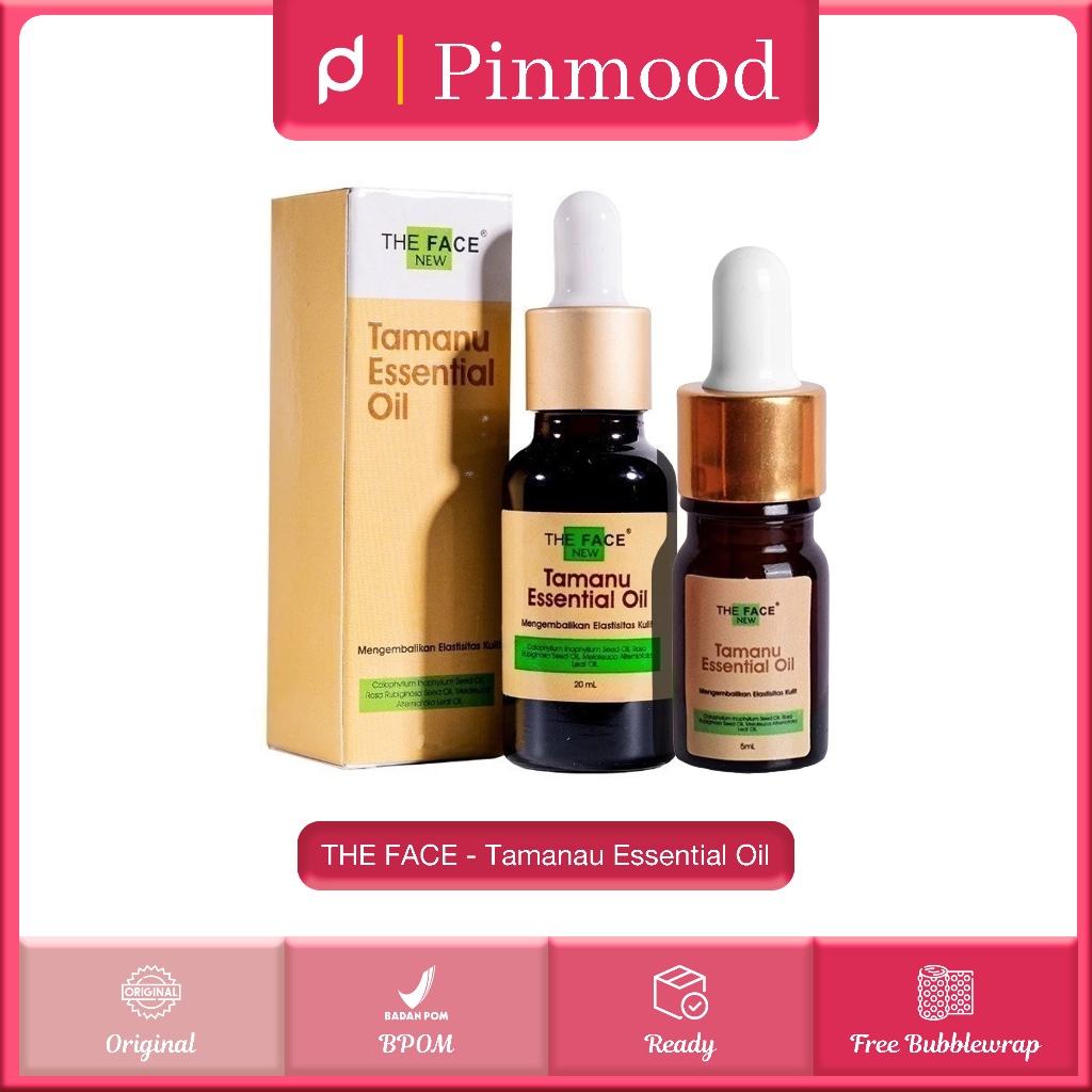 THE FACE - TAMANU ESSENTIAL OIL ( 5 ml | 20 ml ) - Acne Serum Wajah Treatment Merawat Kulit Berjeraw