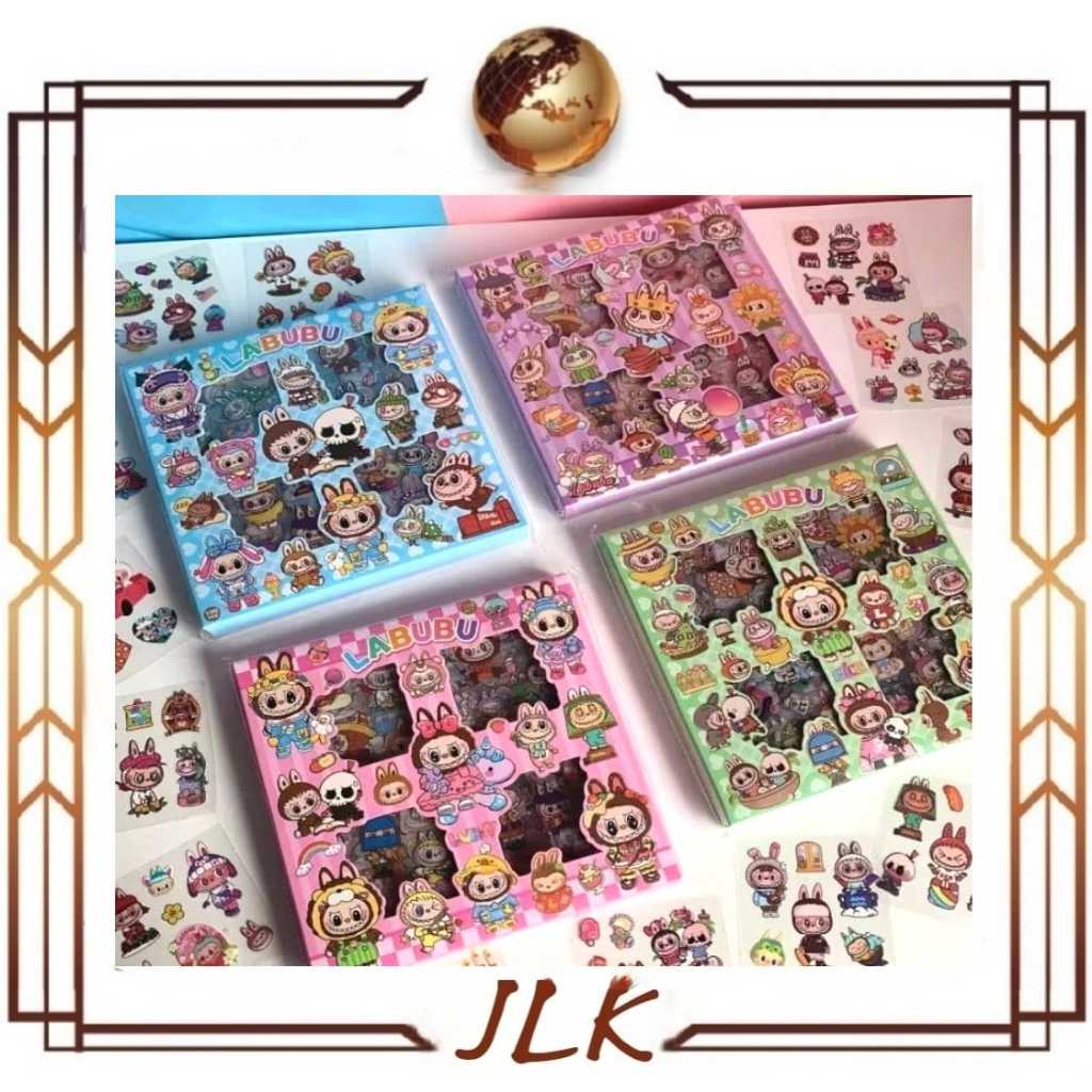 

(JLK) Stiker labubu isi 100 pcs stiker tempel anak labubu