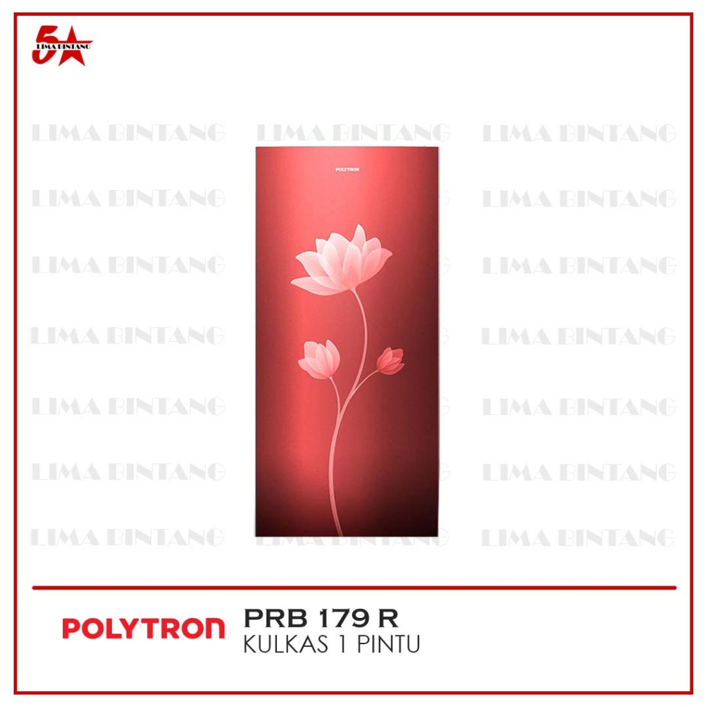KULKAS 1 PINTU 170 L POLYTRON PRB-179 PRB179 PRB 179 R