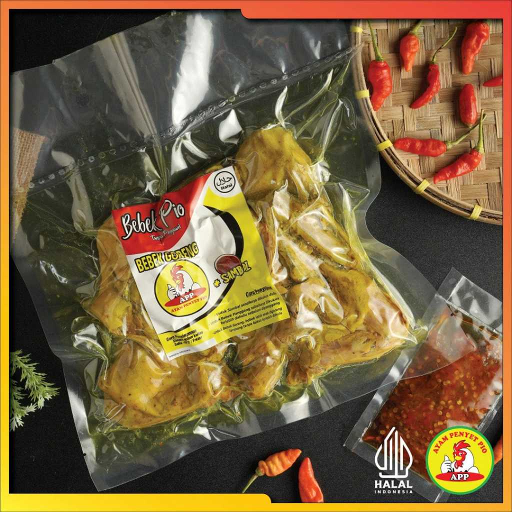 

Bebek Ungkep Bumbu KUNING - GRATIS SAMBAL!!!