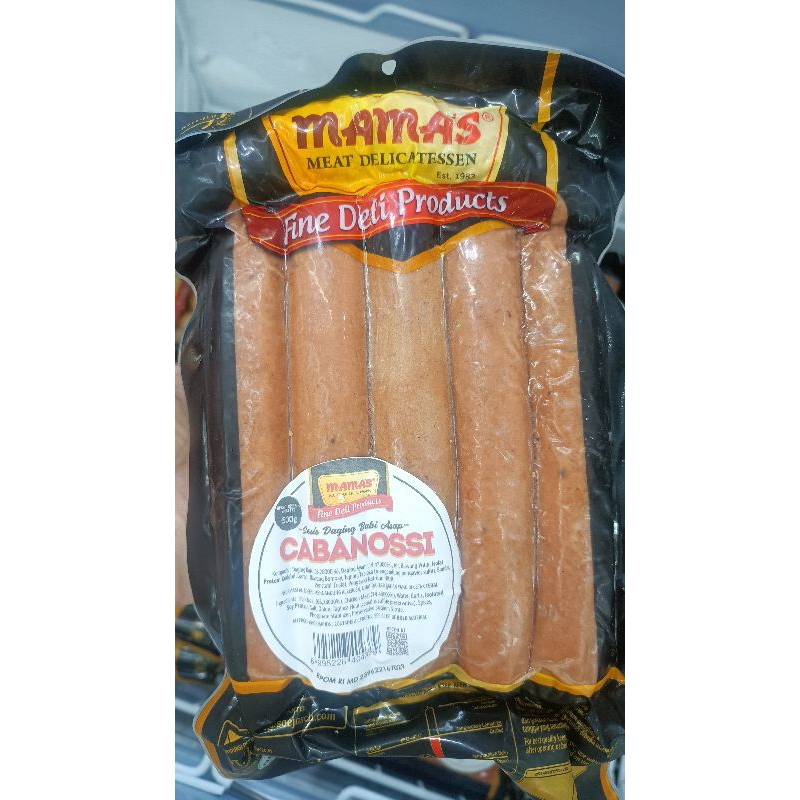 

Sosis Daging Babi Asap / Cabanossi Ssg 250 gr & 500 gr (Mamas - PT. Soejasch)