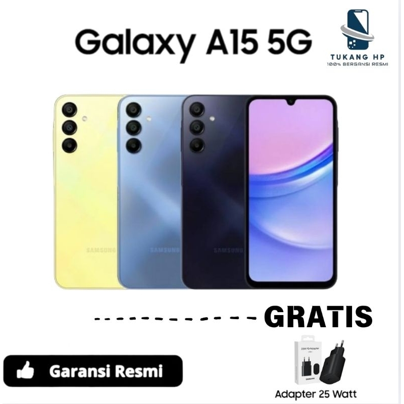 Samsung A15 5G Ram  6+6GB internal 128GB garansi resmi