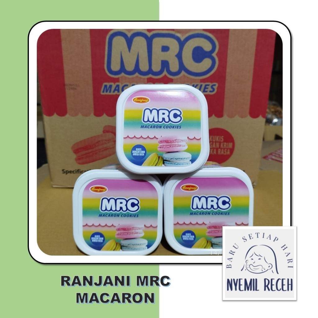 

Ranjani MRC Macaron Cookies Toples Isi 20 Kukis Viral