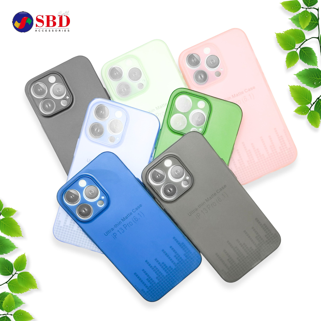 Softcase Ultra Thin Untuk Iphone 13 Pro Slim Case Transparan Dove Casing Super Tipis 0.3MM Silicon C