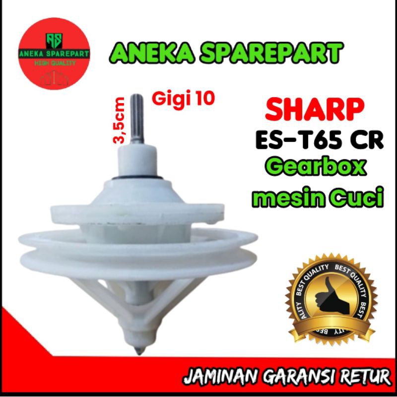 girbox mesin cuci,gear box sharp ES-T65 CR