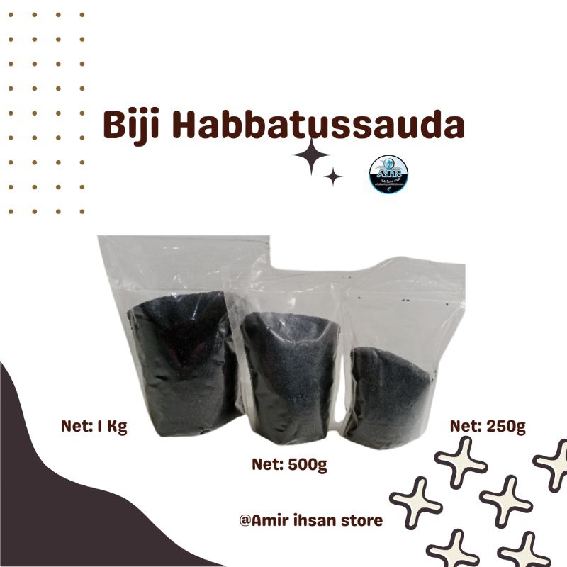 

Biji Habbatussauda 1kg,500gr, 250gr