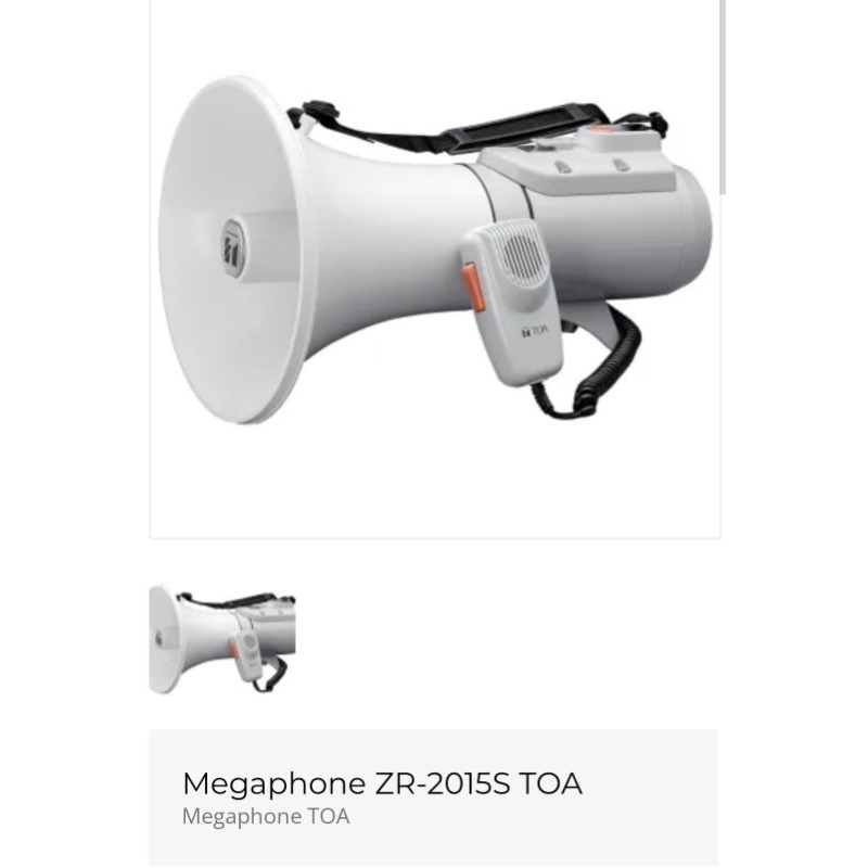 TOA Megaphone ZR-2015S