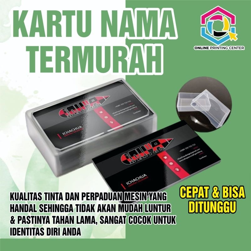 

CETAK KARTU NAMA ISI 100PCS FREE BOX TERMURAH BERKUALITAS