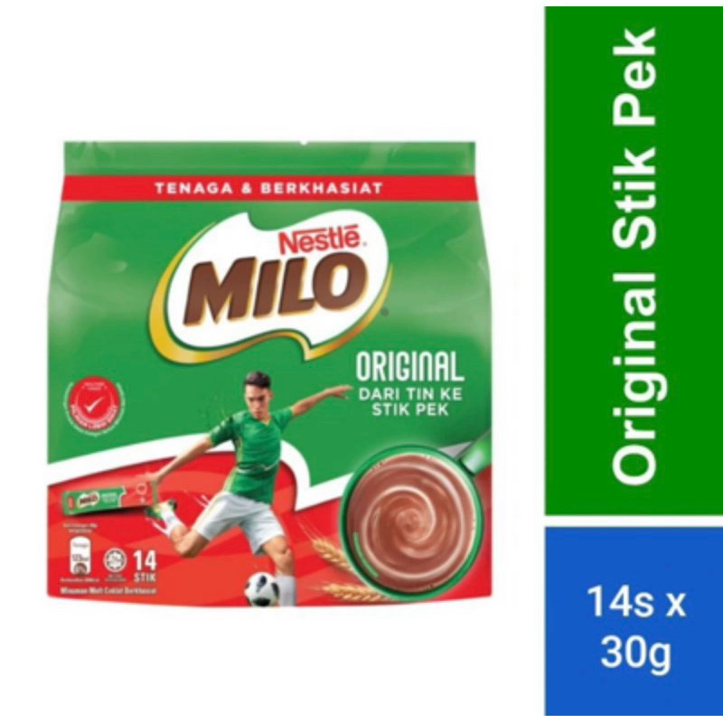 

Milo 3in1 Original Stik Pek 14x30gr