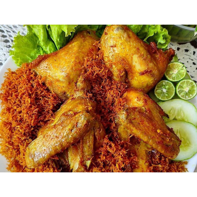 

Ayam Goreng Serundeng Ayam Ungkep Serundeng