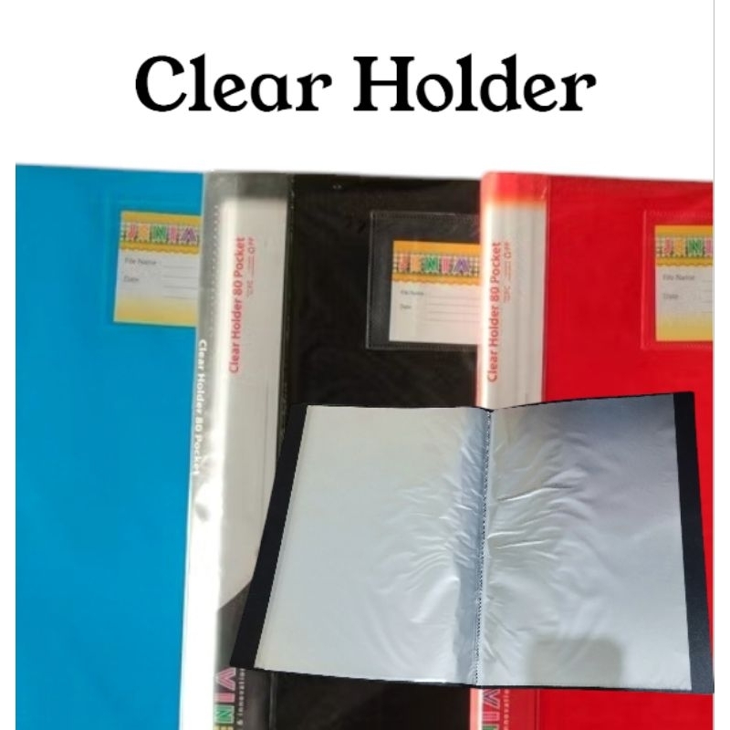 

ASP163 Cuci Gudang Clear Holder 20 /40/60 Pocket