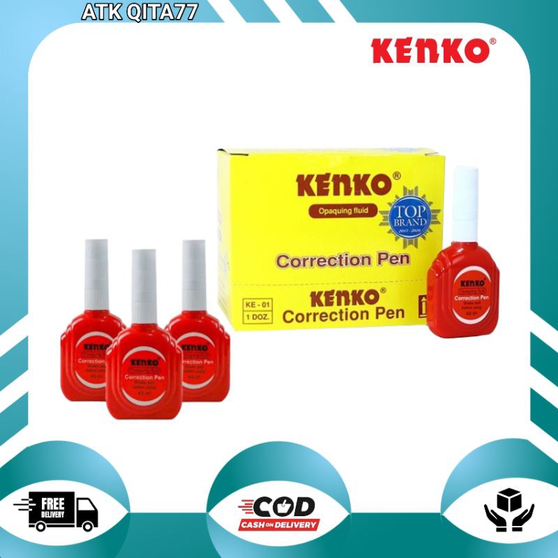 

Tipe X Cair Kenko KE - 01 / Corrcection Pen Kenko [1pcs]