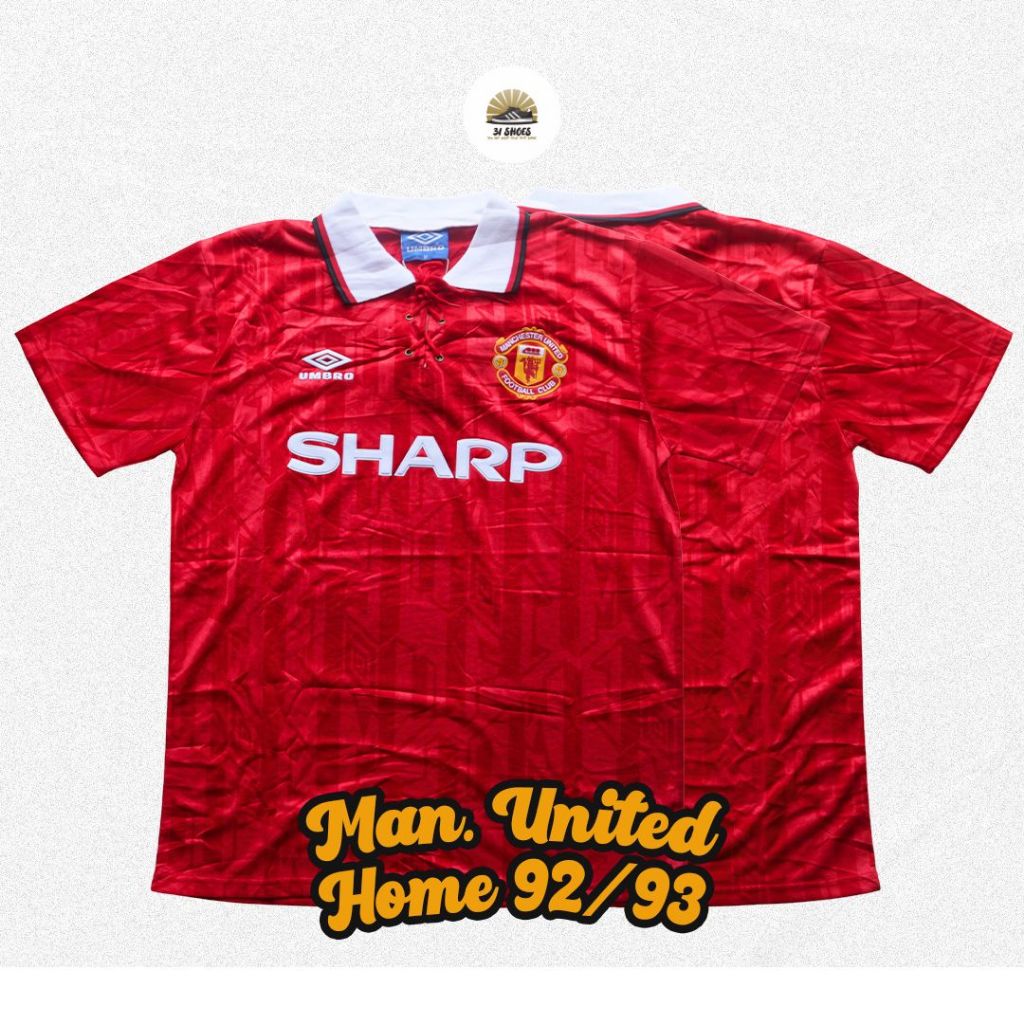 Jersey Retro Manchester United Home 1992/1993