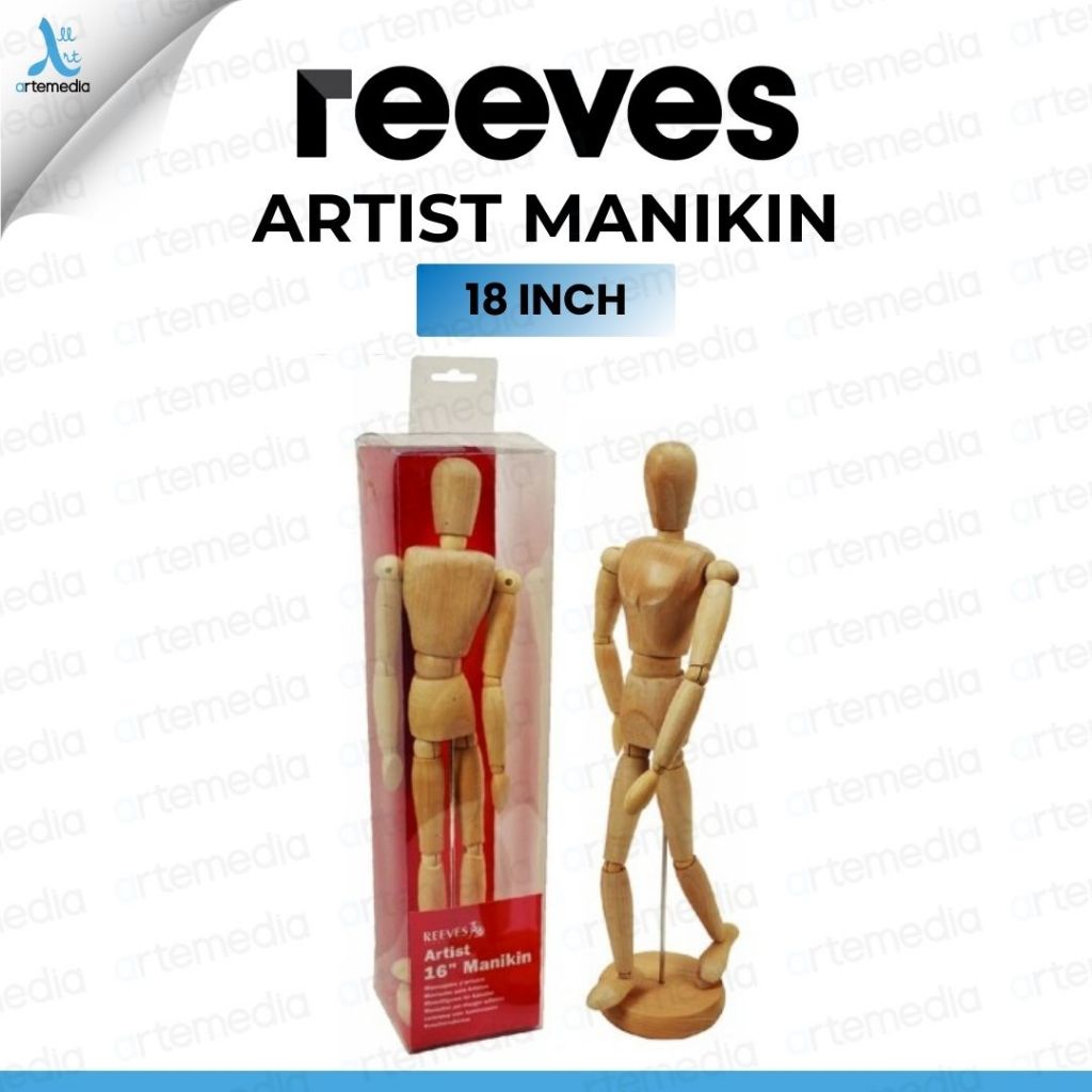 

Reeves Wooden Artists Mannequin Figure Human Model Manekin Gambar