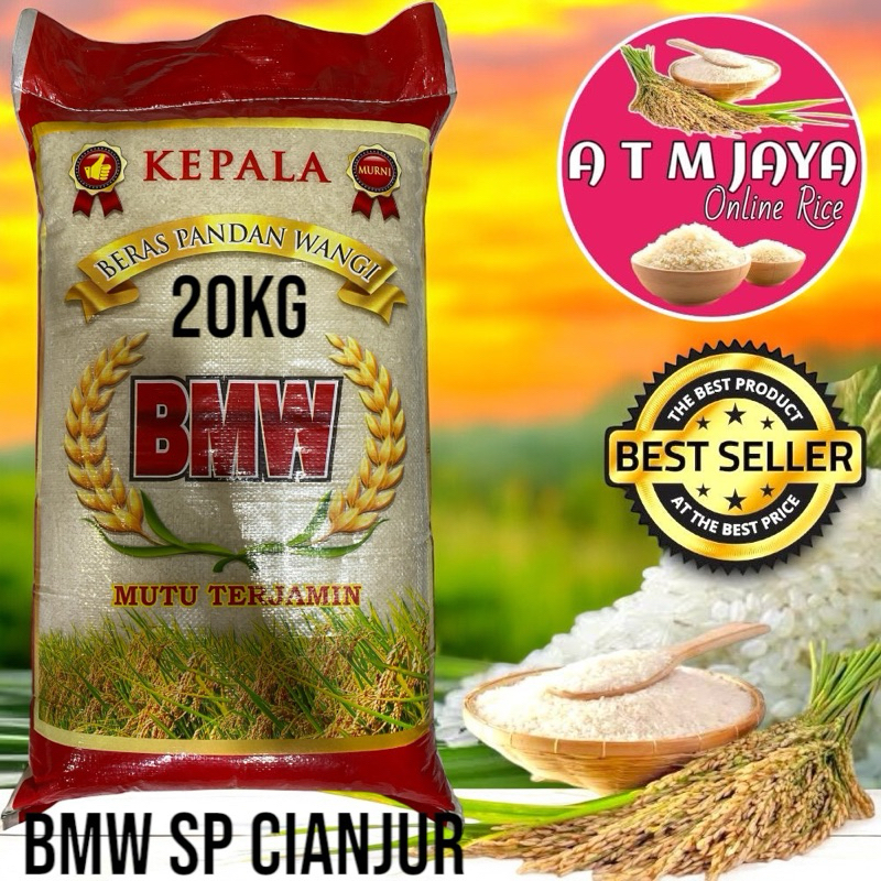 

Beras pandan wangi organik Cap Bmw special 5kg 10kg 20kg Termurah