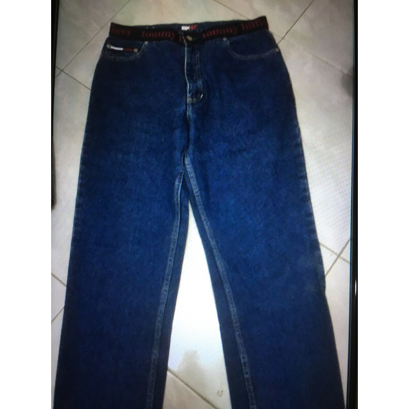 celana panjang jeans tommy dan celana pendek stussy