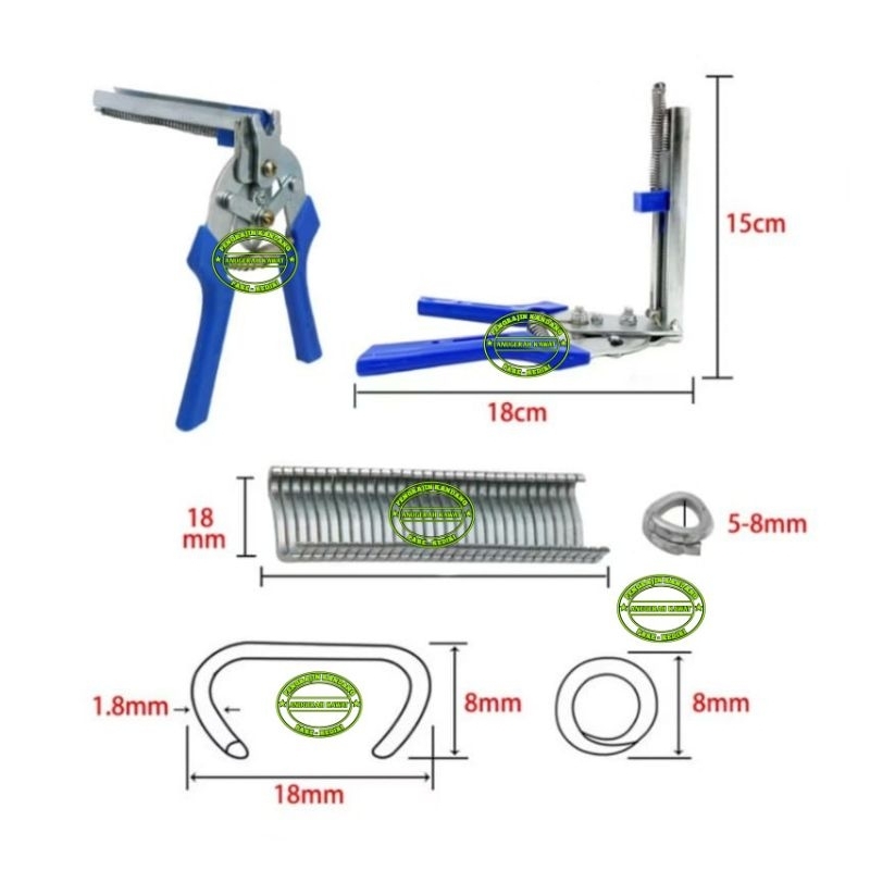 TANG KANDANG DAN STAPLES M RING