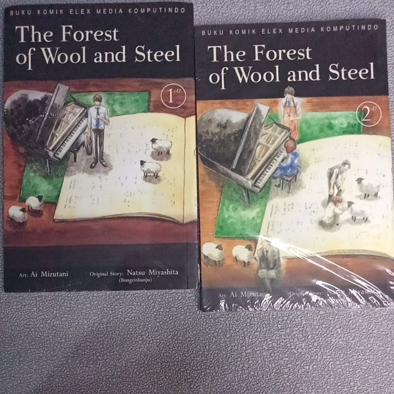komik seri 2 tamat segel The forest of wool and steel By.NATSU miyashita