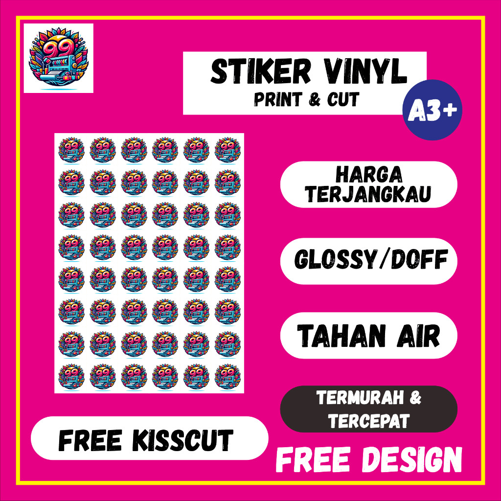 

Stiker Label Produk Skincare, Kecantikan Bahan Vinyl Glossy + Waterproof Free Design