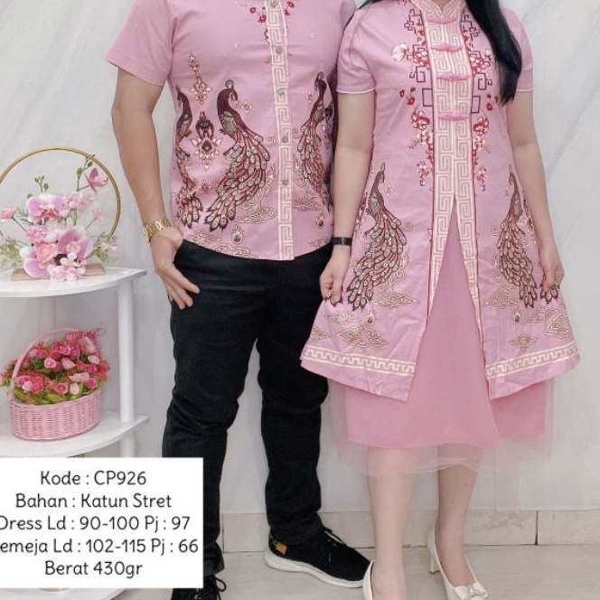 KI3 Baju Couple  Batik Couple  Baju Couple Imlek Katun Stretch