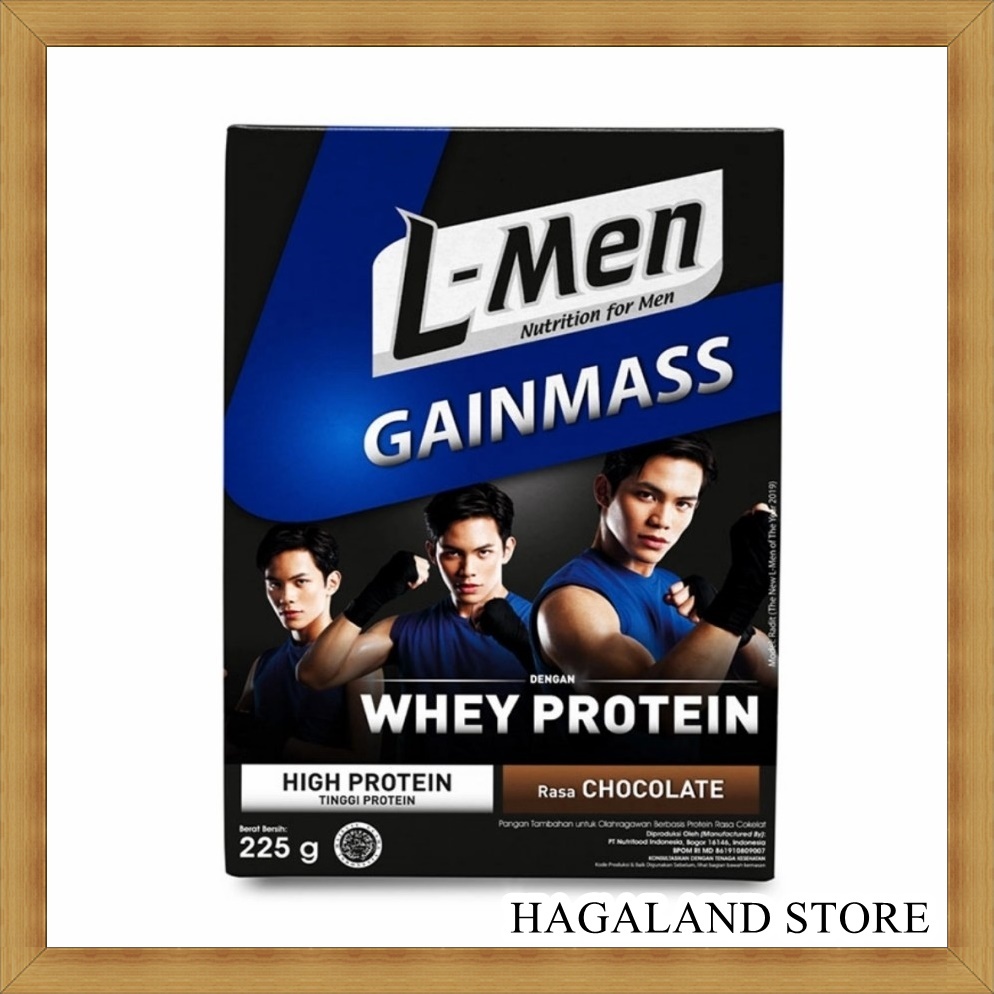 L-MEN Gain Mass Gainmass Chocolate Cokat Whey Protein 225 g