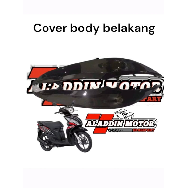 Cover body belakang set kanan kiri Spacy karbu/Spacy fi