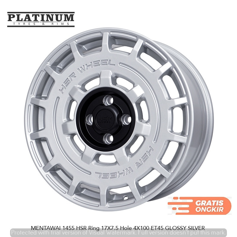 JUAL VELG MOBIL MURAH RING17 HSR MENTAWAI COCOK UNTUK MOBIL AGYA AYLA BRIO CITY XENIA