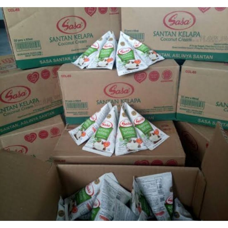 

Santan cair SASA kemasan 65ml 69rb/dus