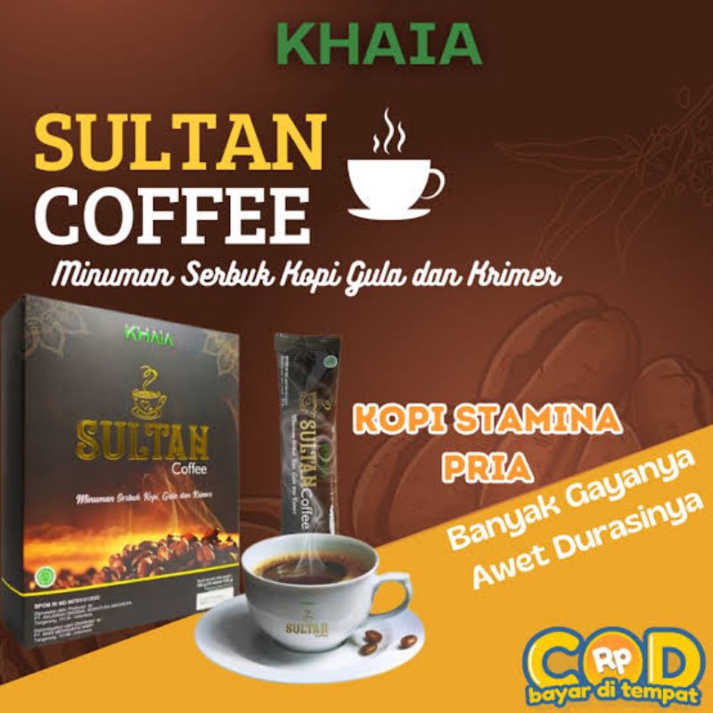 

Khaia Coffee Sultan Kopi Hitam Bubuk Minuman Herbal Untuk Menjaga Kesehatan By Khaia Official