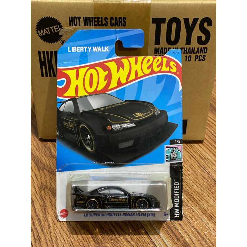 hot wheels silvia s15 lbwk hitam reg