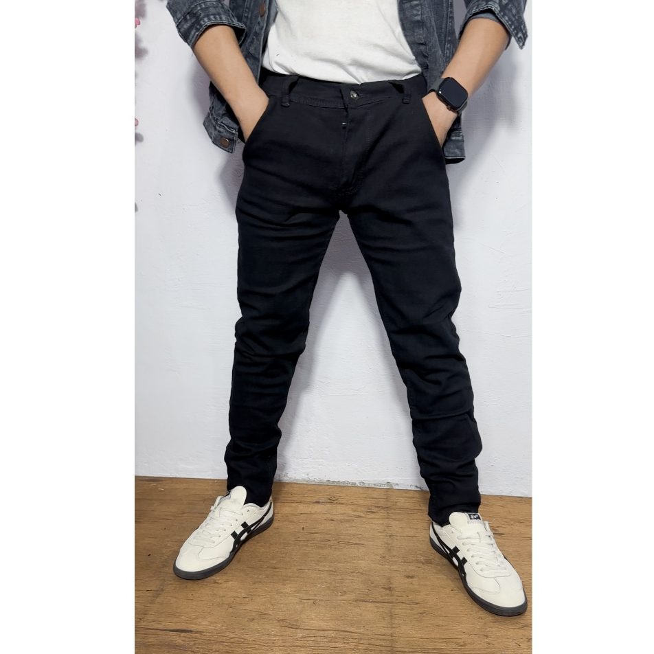 celana jeans hitam slim fit pria - celana jeans hitam pria - celana jeans hitam panjang - celana jea