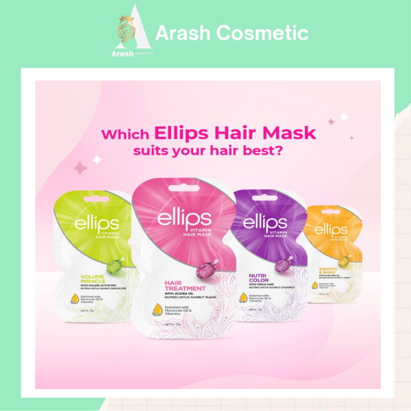 ELLIPS  HAIR MASK 18gr l MASKER RAMBUT ELLIPS