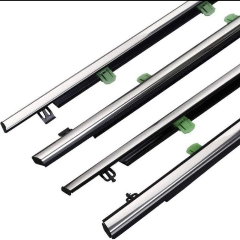 Karet Pelipit Kaca waterstrip Krom chrom Honda civic genio 92-95