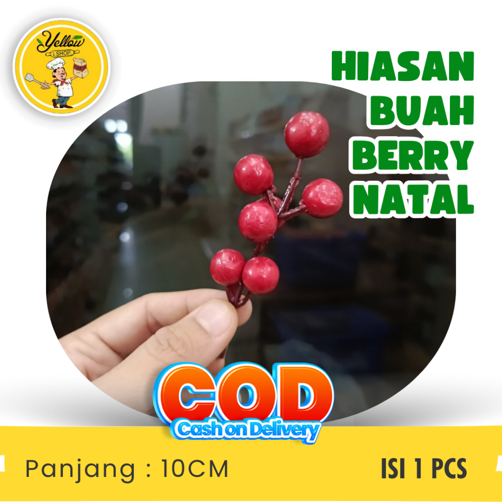 

HIASAN BUAH BERRY NATAL / HIASAN KUE NATAL
